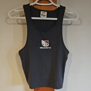 Hello Kitty Charcoal Gray Top